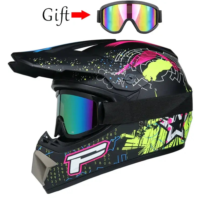 Orz Off Road Racing Moto Helmet — product view 11