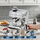 Coffee Machine Grinder Stainless Steel