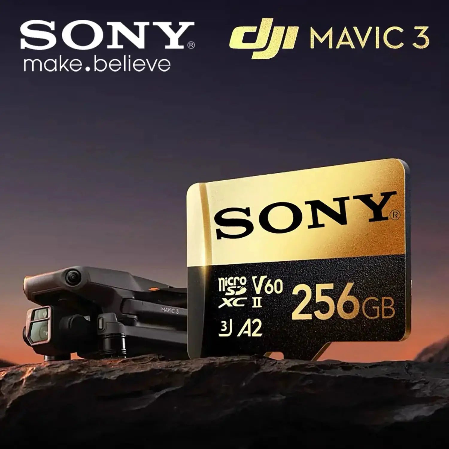Sony Micro SD Card High Speed U3 A2 32GB 64GB 128GB 256GB