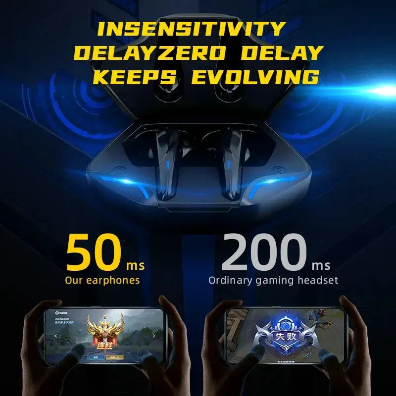 X15 Wireless Gaming Earbuds Bluetooth 5.0 With Mic