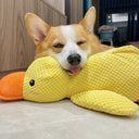 1pc Large Duck Design Pet Grinding Teeth Squeaky Plush Toy