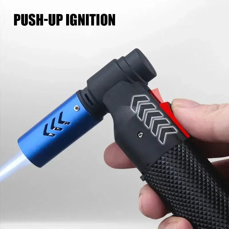 HONEST Metal Gas Lighter Jet Butane Cigar Lighter Windproof — product view 4