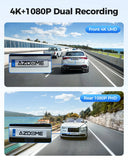 Azdome M300S 4K Dash Cam - ADAS GPS Night Vision