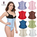 Jacquard Waist Shaper Bodysuit for Women Comfort Corset