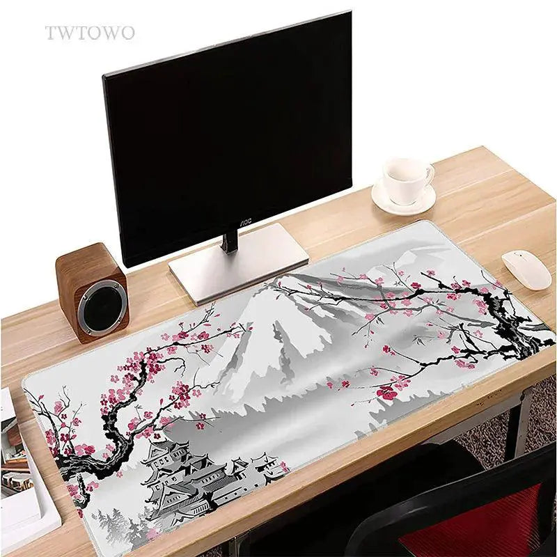 Japanese Cherry Blossom XL Gaming Mousepad Upgrade Setup