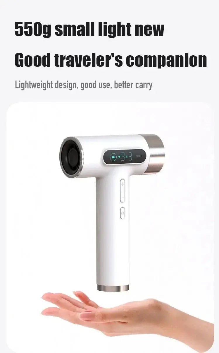 High Speed 100000RPM Wireless USB Charging Hair Dryer