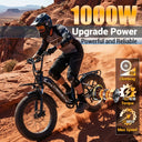 1000W Fat Tire Electric Bike For Adults