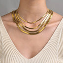 Hot Fashion Unisex Snake Chain Choker Necklace For Women