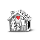Sterling Silver Charm Family Love