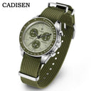 Cadisen Mens Quartz Watch Canvas Strap