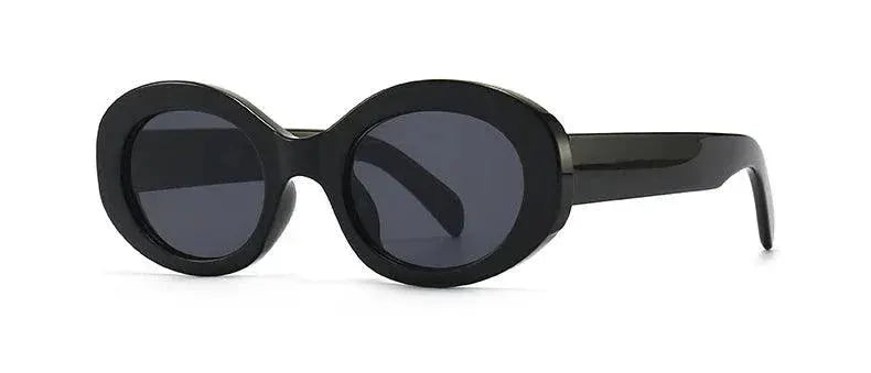Luxury Vintage Oval Sunglasses for Women with UV Protection