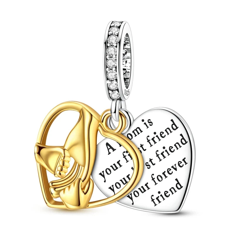 Charm Sterling Silver Mother's Day