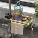 Aluminum Sink Caddy: Space-Saving Kitchen and Bath Organizer