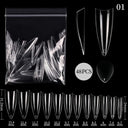 Soft Gel Coffin Tips Nail Extension Kit for Professionals