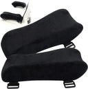 Ergonomic Cooling Gel Memory Foam Armrest Pads for Office and Gaming Chairs Set of 2