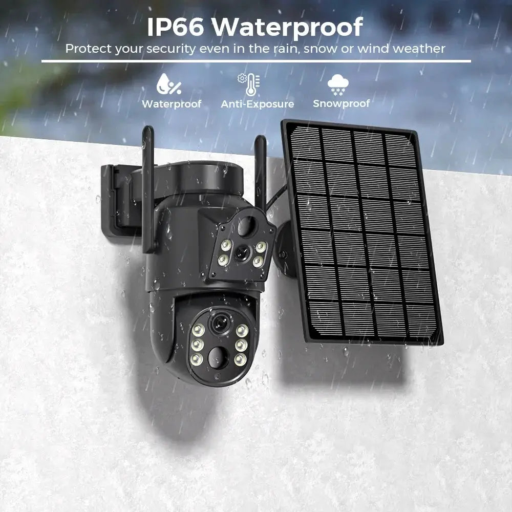Dual Lens Solar Security Camera for Home — product view 18