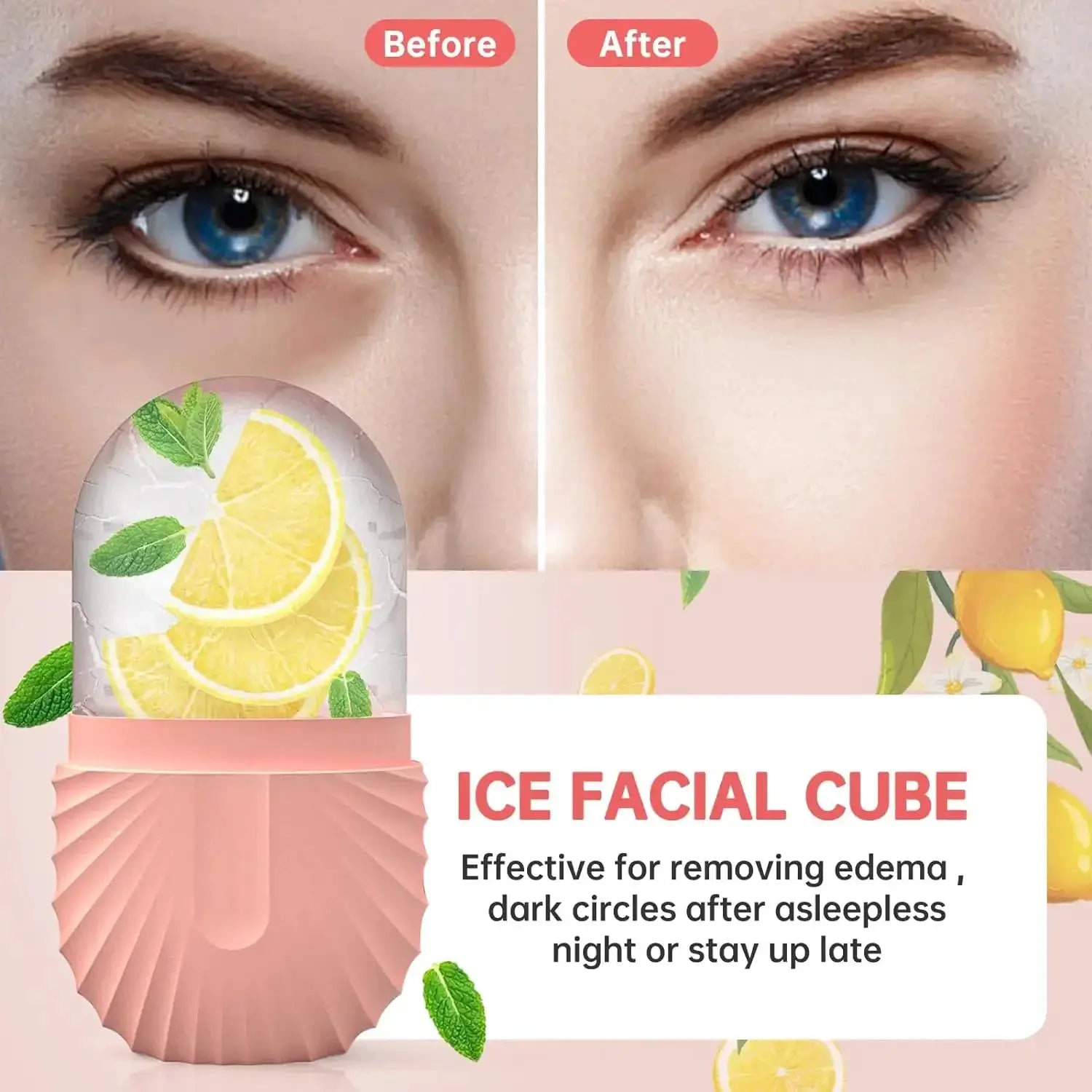 Ice Face Roller Silicone Facial Roller for Beauty and Pore