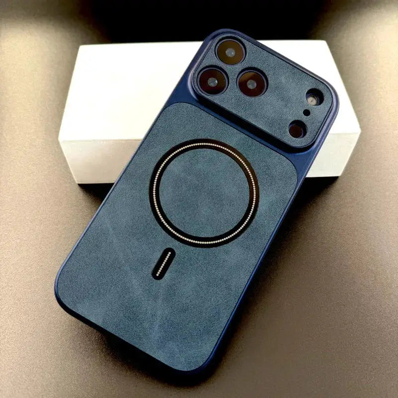 Luxury Retra Faux Leather Case For iPhone 18 17 16 15 14 13 Pro Max 17Pro 16Pro 15Pro 14Pro for Magsafe Wireless Charge Cover
