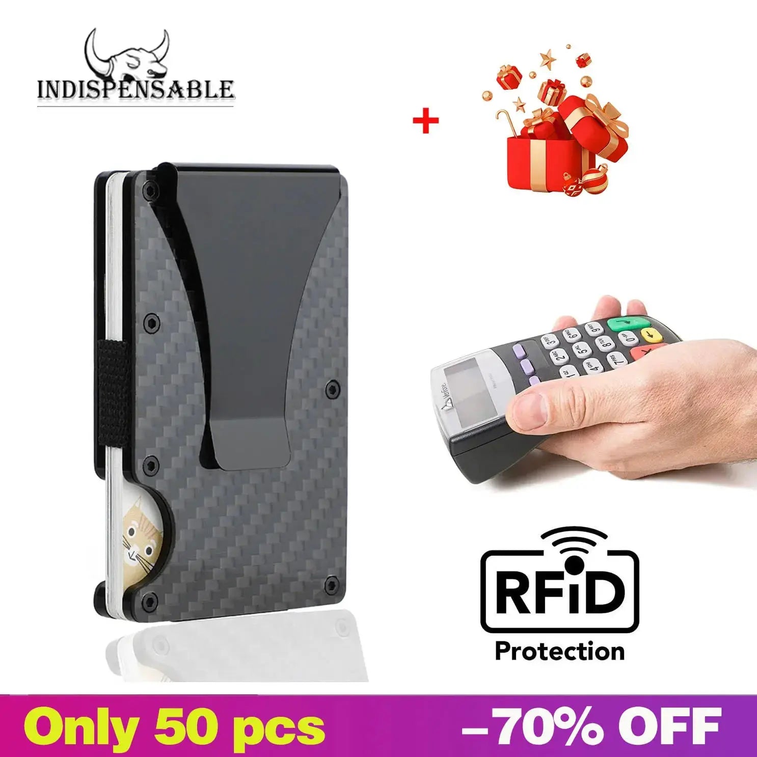 Montblanc Premium Slim Metal Wallet Card Holder For Men