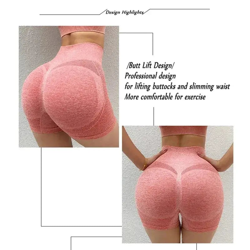 Yoga Shorts High Waisted Women Fitness Gym Running