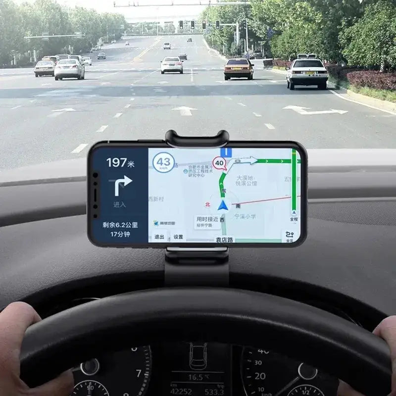 Universal 360 Rotatable Car Phone Holder Dashboard Stand Auto Grip Bracket Mobile Cell Phone Support Rack