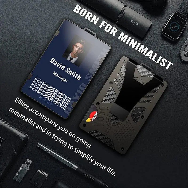 RFID Shielding Metal Wallet for Men — product view 14