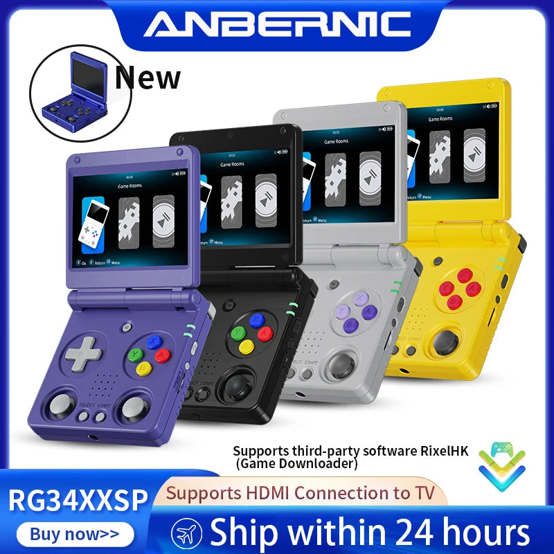 Anbernic Flip Handheld Console Ips