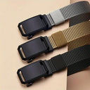 Canvas Automatic Buckle Belt - Quick Adjustment