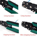 Electric Terminal Crimping Pliers Versatile Hand Tool Set
