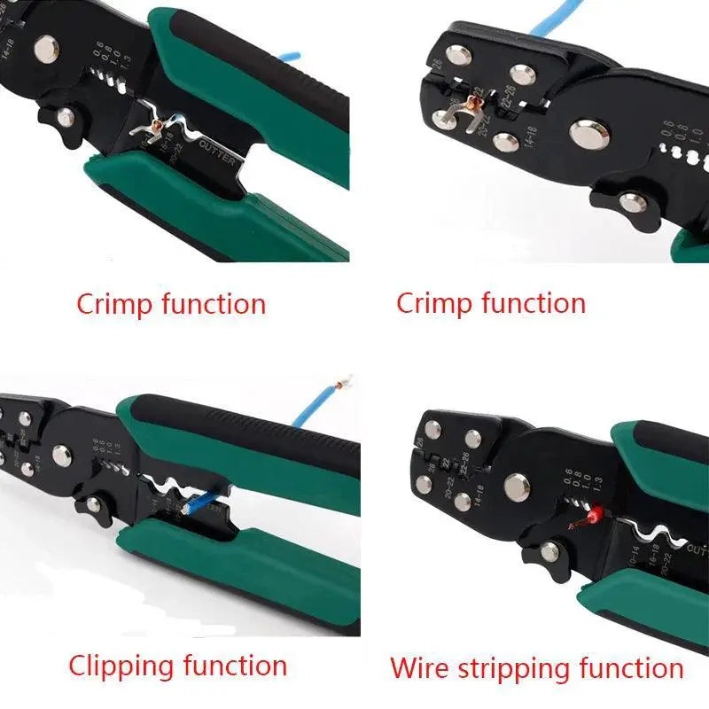 Electric Terminal Crimping Pliers Versatile Hand Tool Set