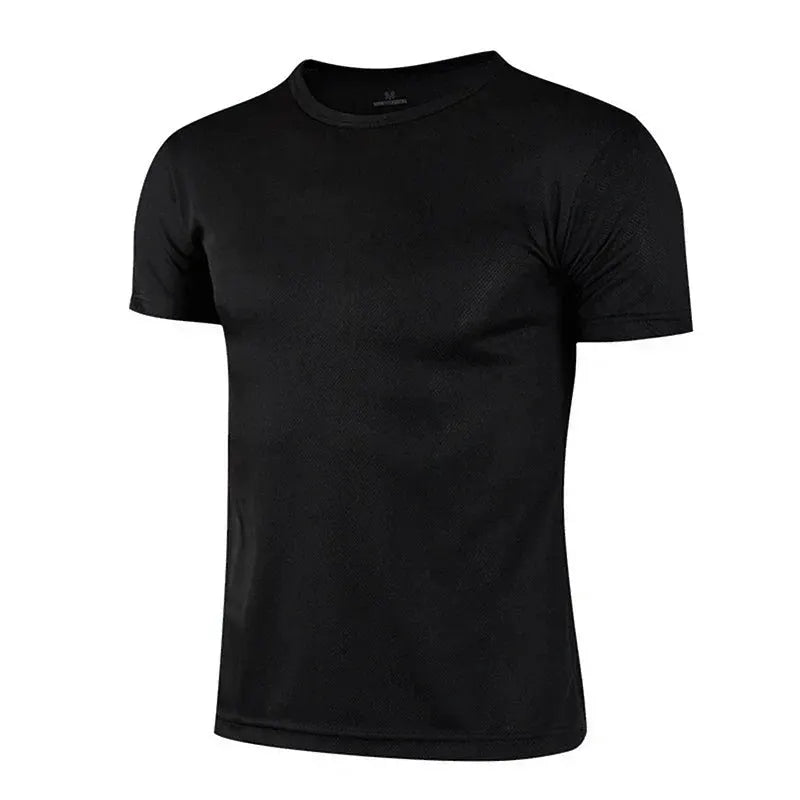 Multicolor Quick Dry Short Sleeve Sport T Shirt For Men