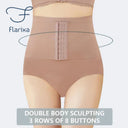 Flarixa Seamless 2-in-1 Body Shaper and Hip Lift Panties