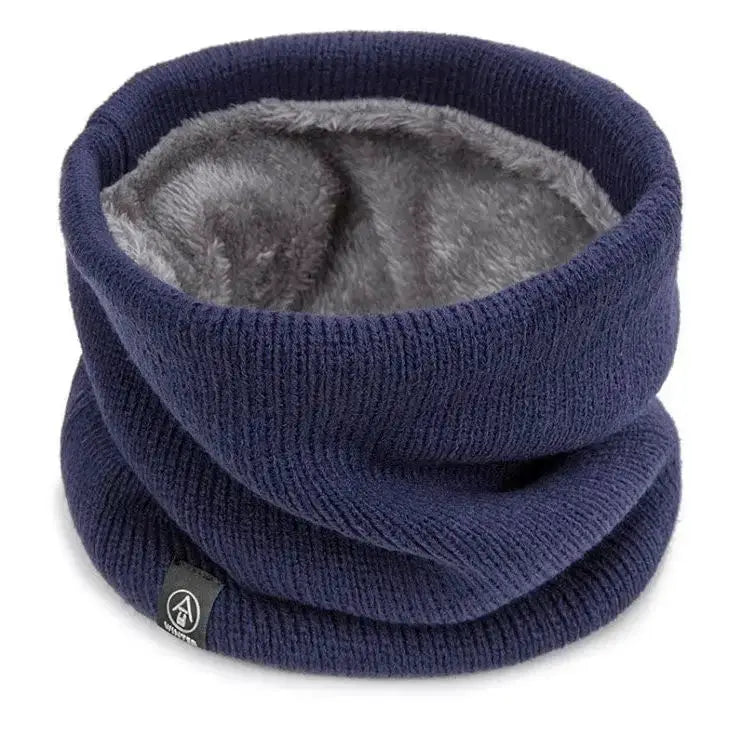 Unisex Cashmere Plush Ring Scarf Warm Winter Accessory