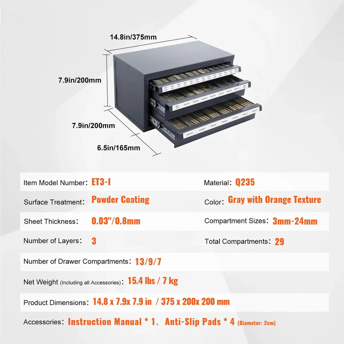 Steel Drill Bit Dispenser Cabinet — product view 12