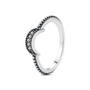Sterling Silver Ring Sun Moon