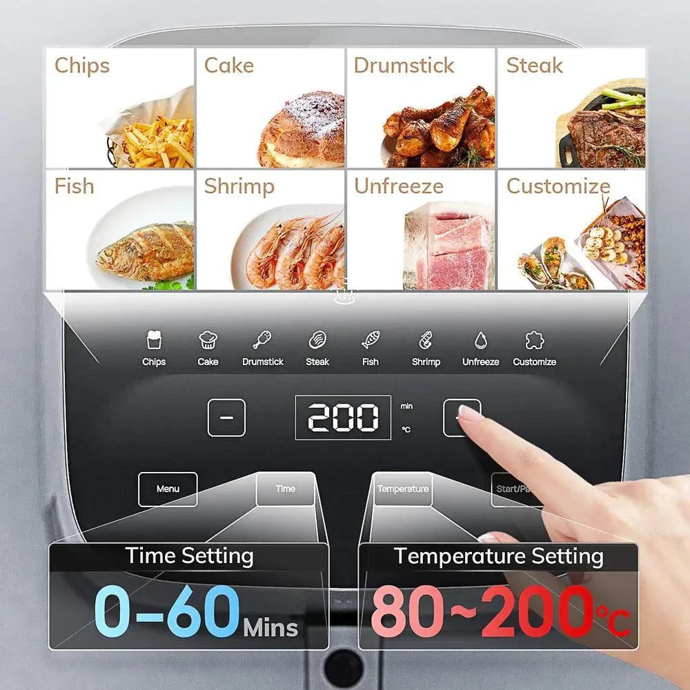 MIUI Air Fryer Oilless Cooker 5L With Touch Control