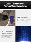 ABIR X6 Robot Vacuum Cleaner with 6000PA Suction