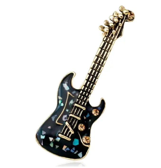 Fashion Musical Instruments Guitar Violin Cello Piano Brooch