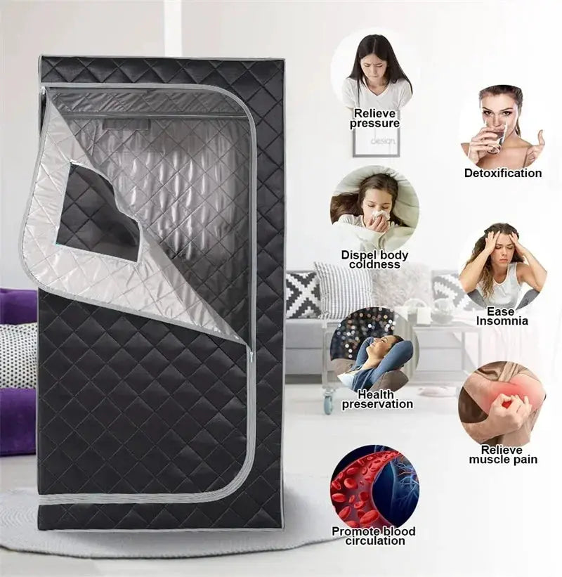 Full Body Home Steam Sauna Set 4L Large Pot Spa Kit