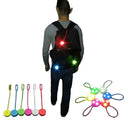 Compact LED Silicone Taillight For Bicycle Safety Light
