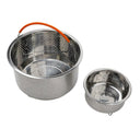 Pot Steamer Basket Stainless Steel with Silicone Handle