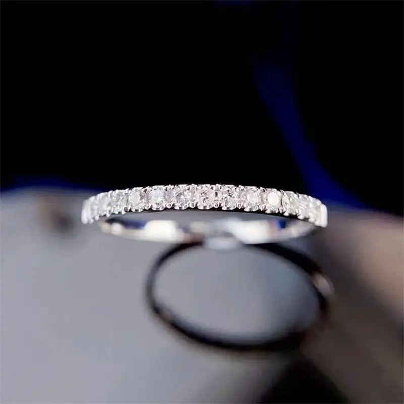 Sterling Silver Sterling Silver Moissanite Ring Style MOMHJ — product image 3