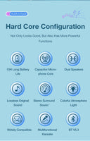 Y1 Wireless Bluetooth Speaker with 2 Microphones and RGB Light