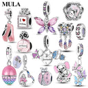 Mula Pink Sterling Silver Charm
