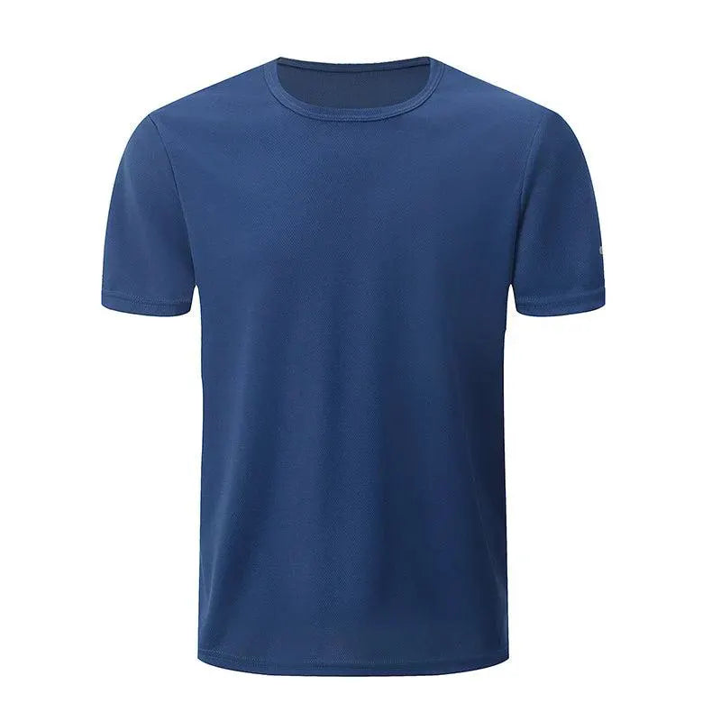 2-Piece Men's Quick-Drying Sports Plus-Size T-Shirt Set