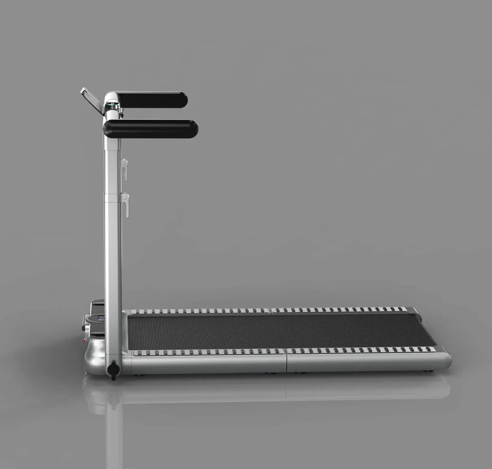 Portable Home Use Walkingpad Machine Electric Motor Treadmill 120kg Max User Weight Foldable ABS LCD LED Display Wireless Heart