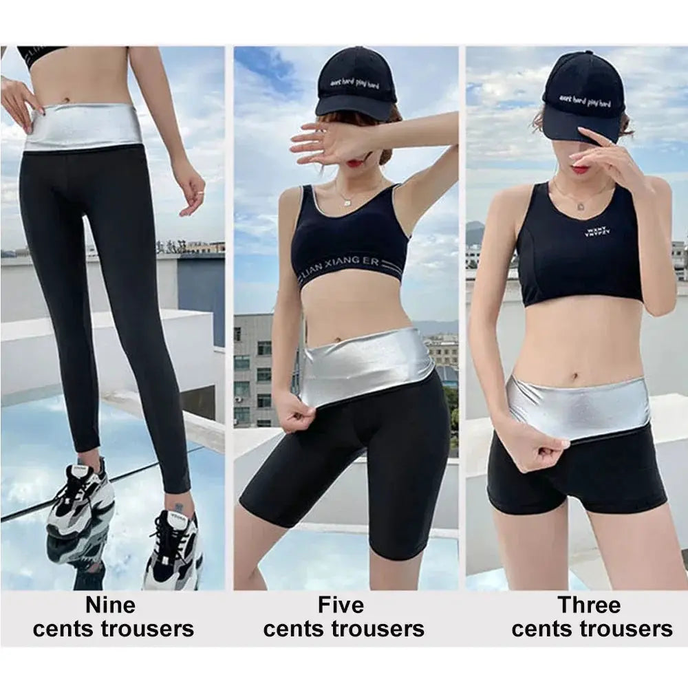 Waist Sauna Compression Shorts For Women Slimming Shaper