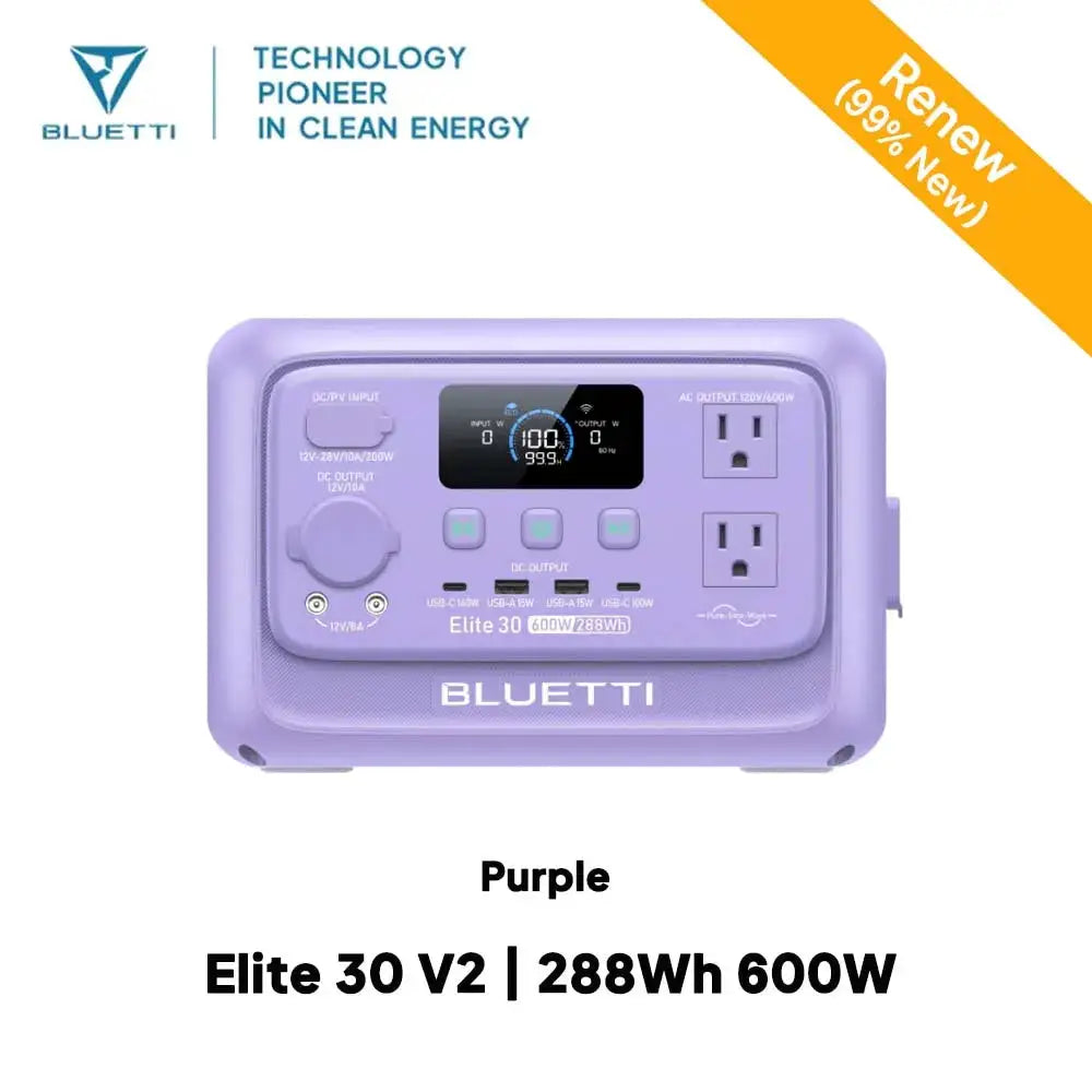 Renew】BLUETTI Elite Portable Power Station Peak Large — product view 11