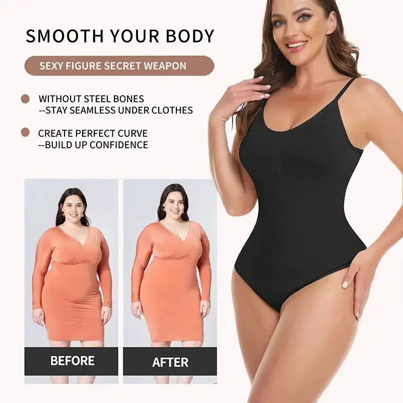Women Camisole Shapewear Bodysuits Tummy Control Slimming