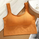 Crop Top with Built-In Bra for Women